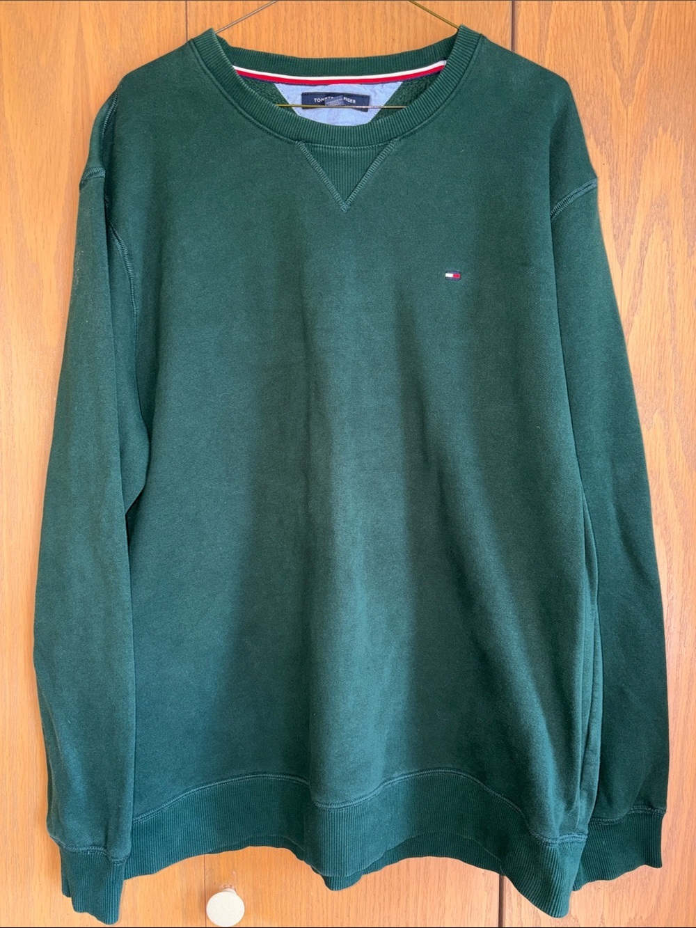 Tommy Hilfiger XXL Forest Green Crewneck Sweatshirt